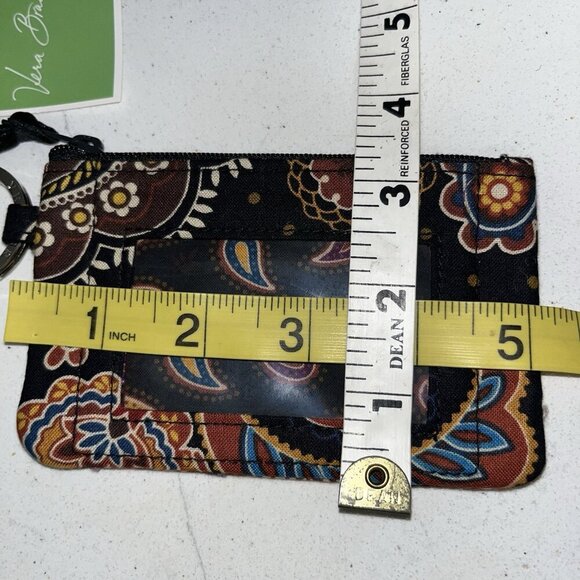 NWT Vera Bradley Insulated Lunch Tote and ID Case Wallet Cafe Latte Set - Picture 7 of 8